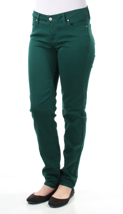 CELEBRITY PINK Womens Green Skinny Jeans