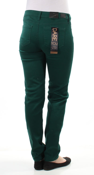 CELEBRITY PINK Womens Green Skinny Jeans