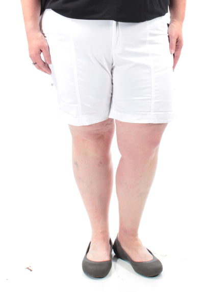 INC Womens White Straight leg Shorts