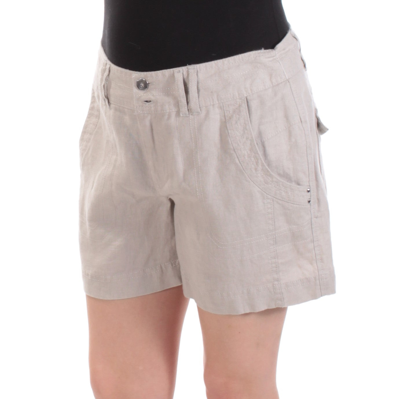 INC Womens Beige Straight leg Shorts