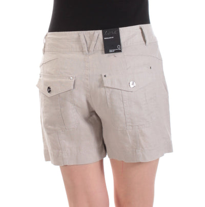 INC Womens Beige Straight leg Shorts