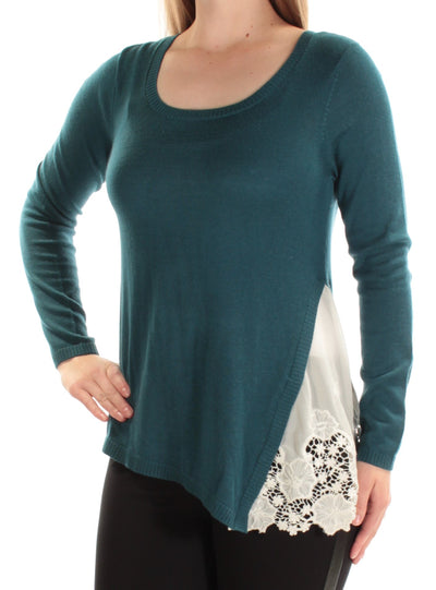 KENSIE Womens Long Sleeve Scoop Neck Top