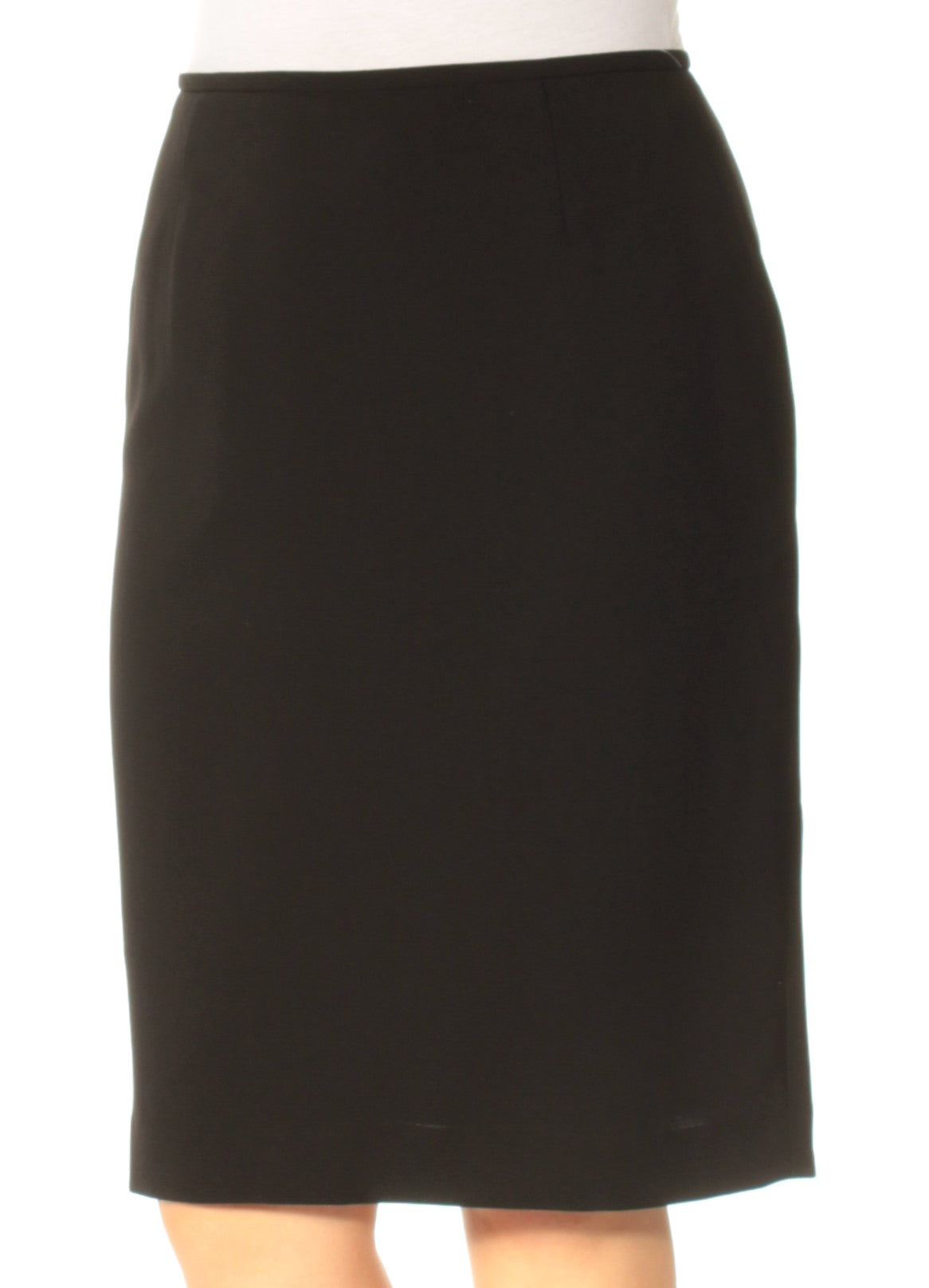 BOBBI & BRICKA Womens Black Knee Length Wear To Work Pencil Skirt