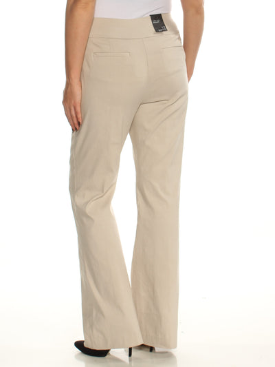 INC Womens Beige Wear To Work Wide Leg Pants