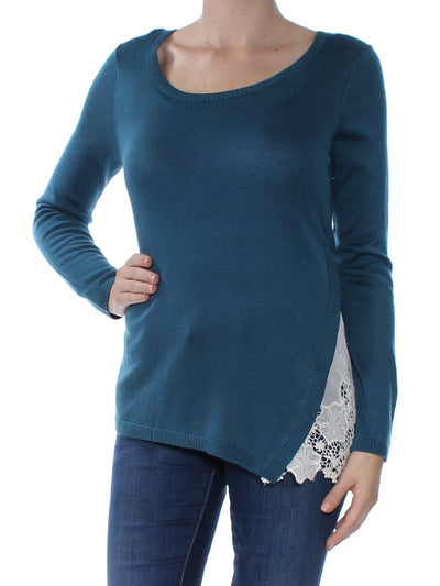 KENSIE Womens Long Sleeve Scoop Neck Top