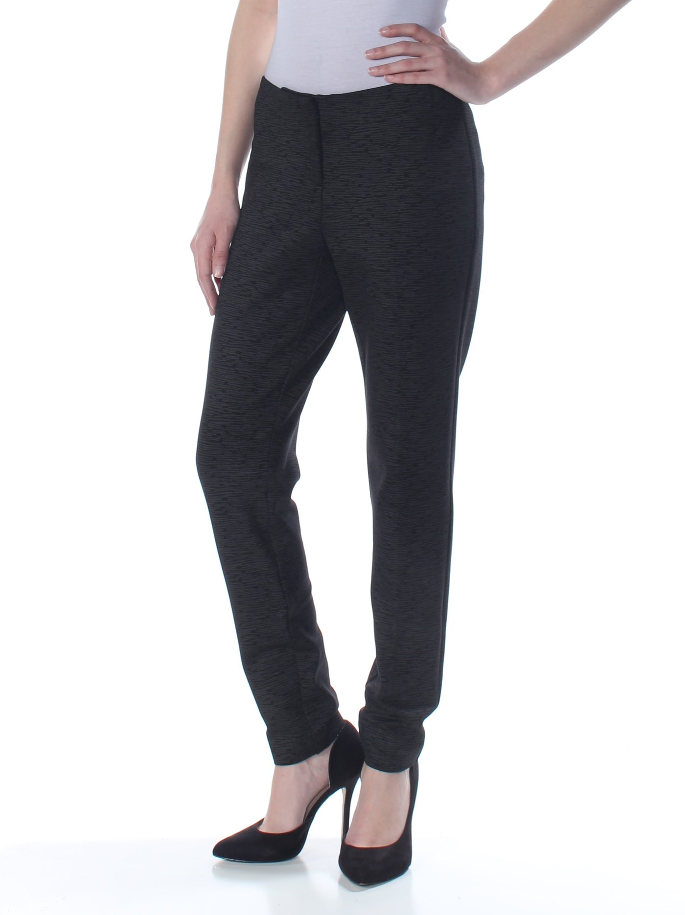 ALFANI Womens Black Wear To Work Skinny Pants