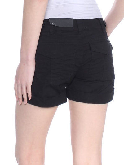 SANCTUARY Womens Black Cuffed Shorts