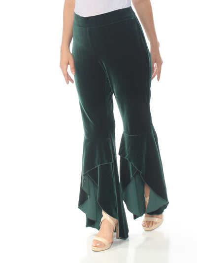 INC Womens Velvet Slit-leg Pants