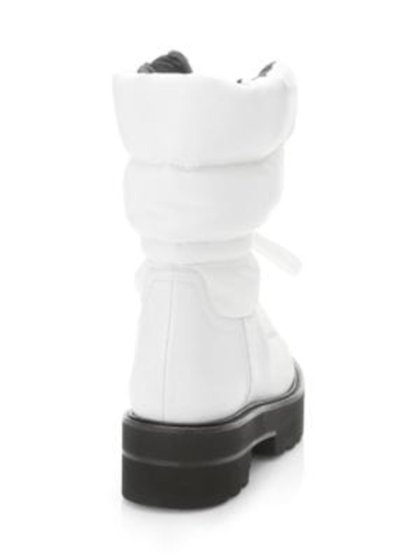 STUART WEITZMAN Womens White Tie 1-1/2" Platform Padded Tyler Round Toe Block Heel Leather Booties 6.5