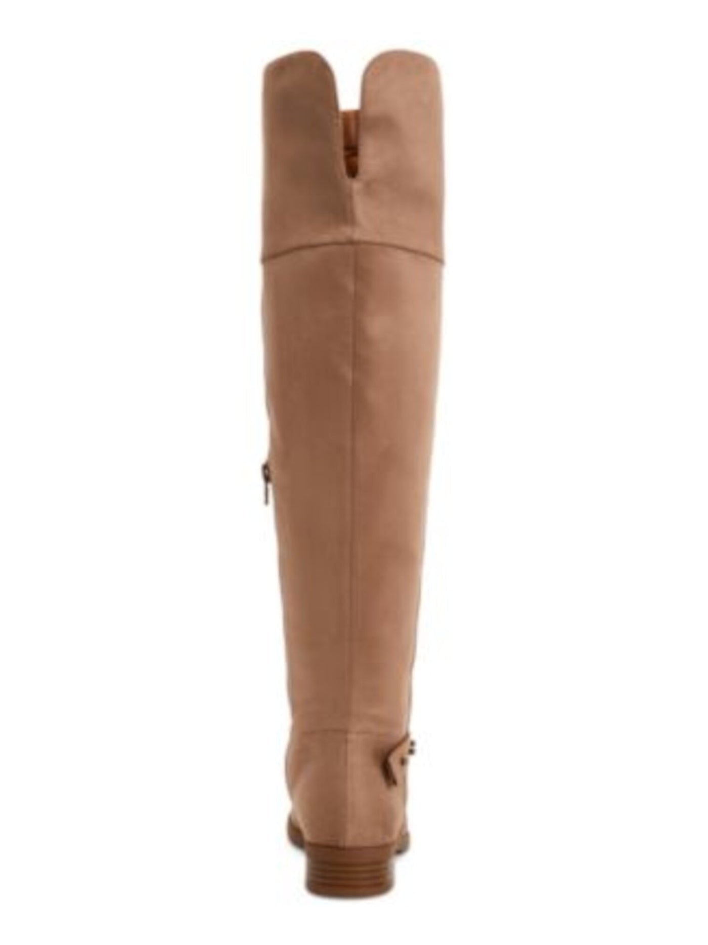 STYLE & COMPANY Womens Beige Slip Resistant Lessah Round Toe Block Heel Zip-Up Boots 8 M