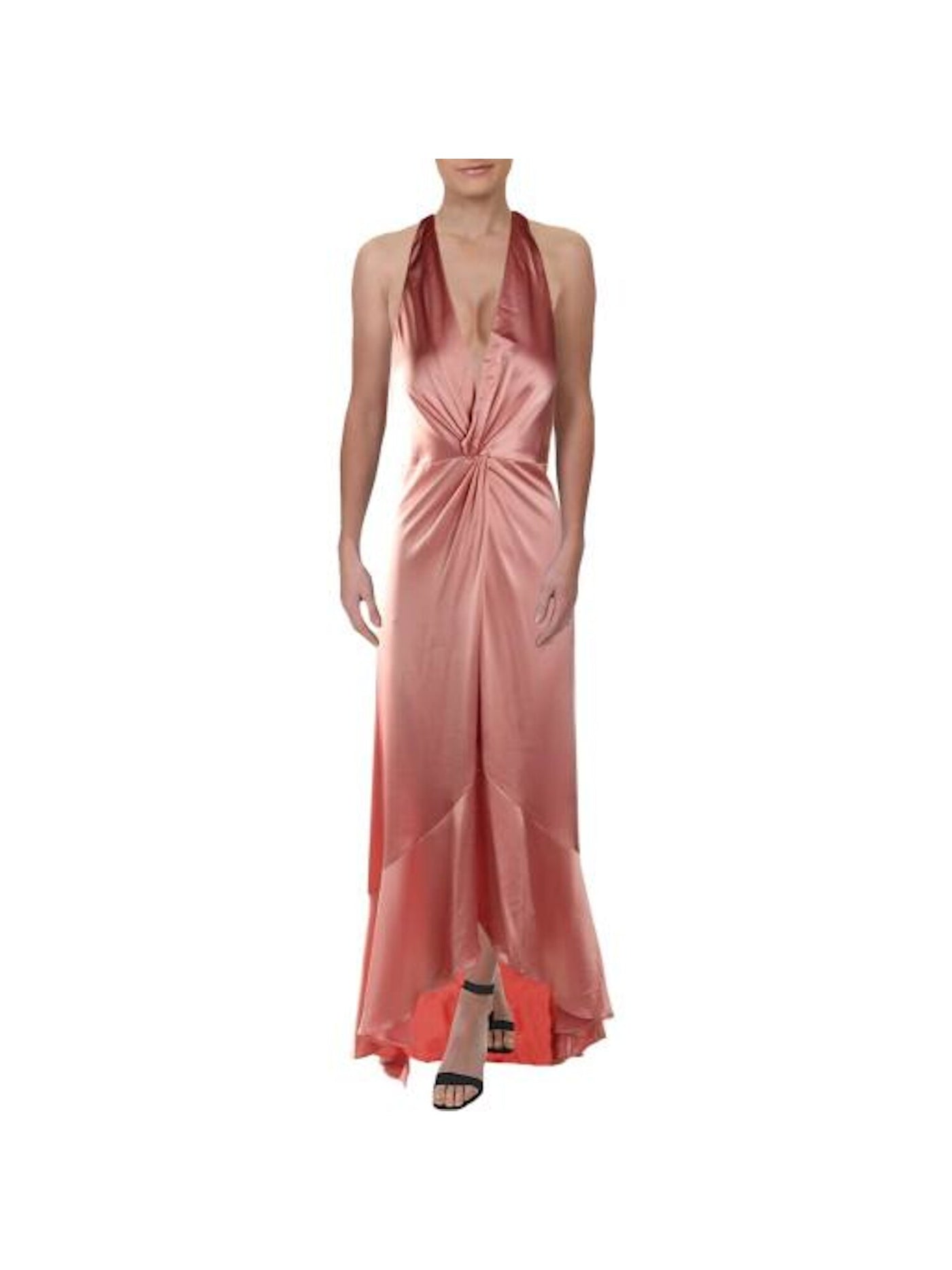 JILL STUART Womens Pink Maxi Evening Body Con Dress 4