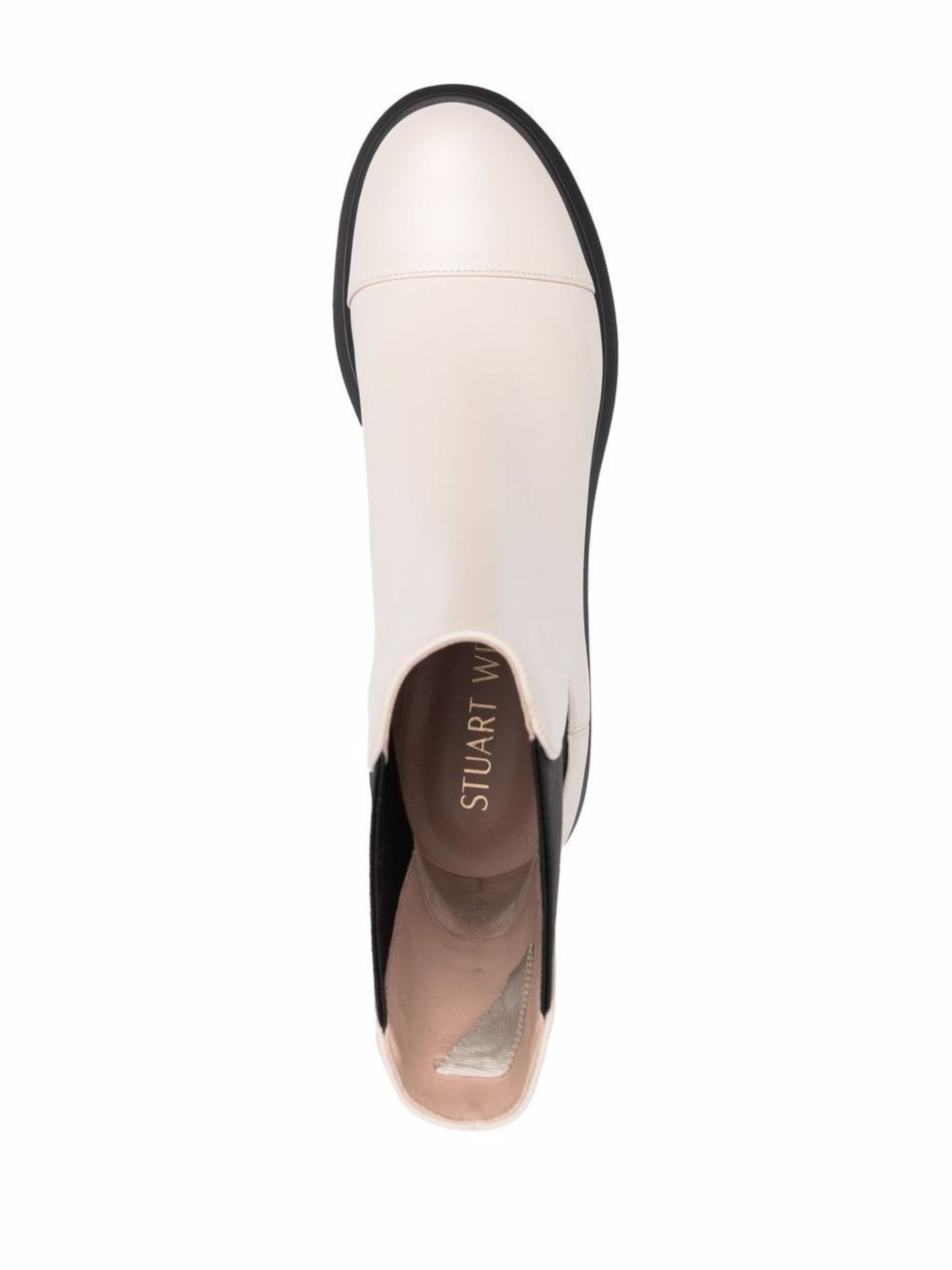 STUART WEITZMAN Womens Ivory Goring Comfort Norah Round Toe Block Heel Leather Booties C