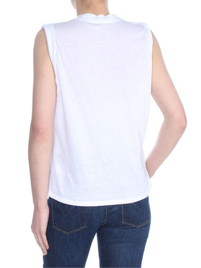 FP MOVEMENT Womens White Sleeveless Crew Neck Top XS