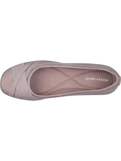 EASY SPIRIT Womens Beige Cushioned Acasia Round Toe Slip On Flats Shoes 5 M