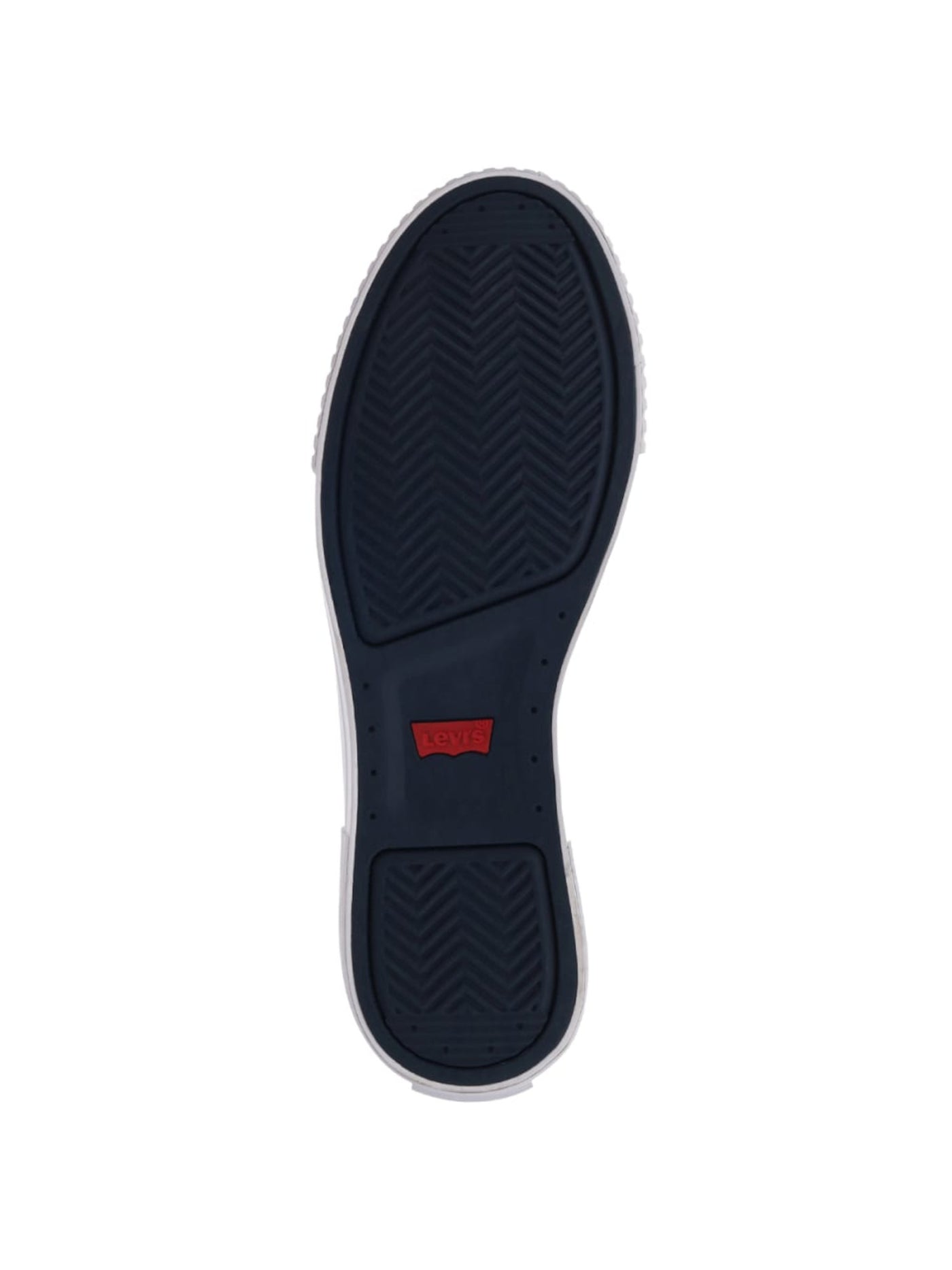 LEVI'S Mens Navy Removable Insole Cushioned Anikin Round Toe Lace-Up Sneakers Shoes M