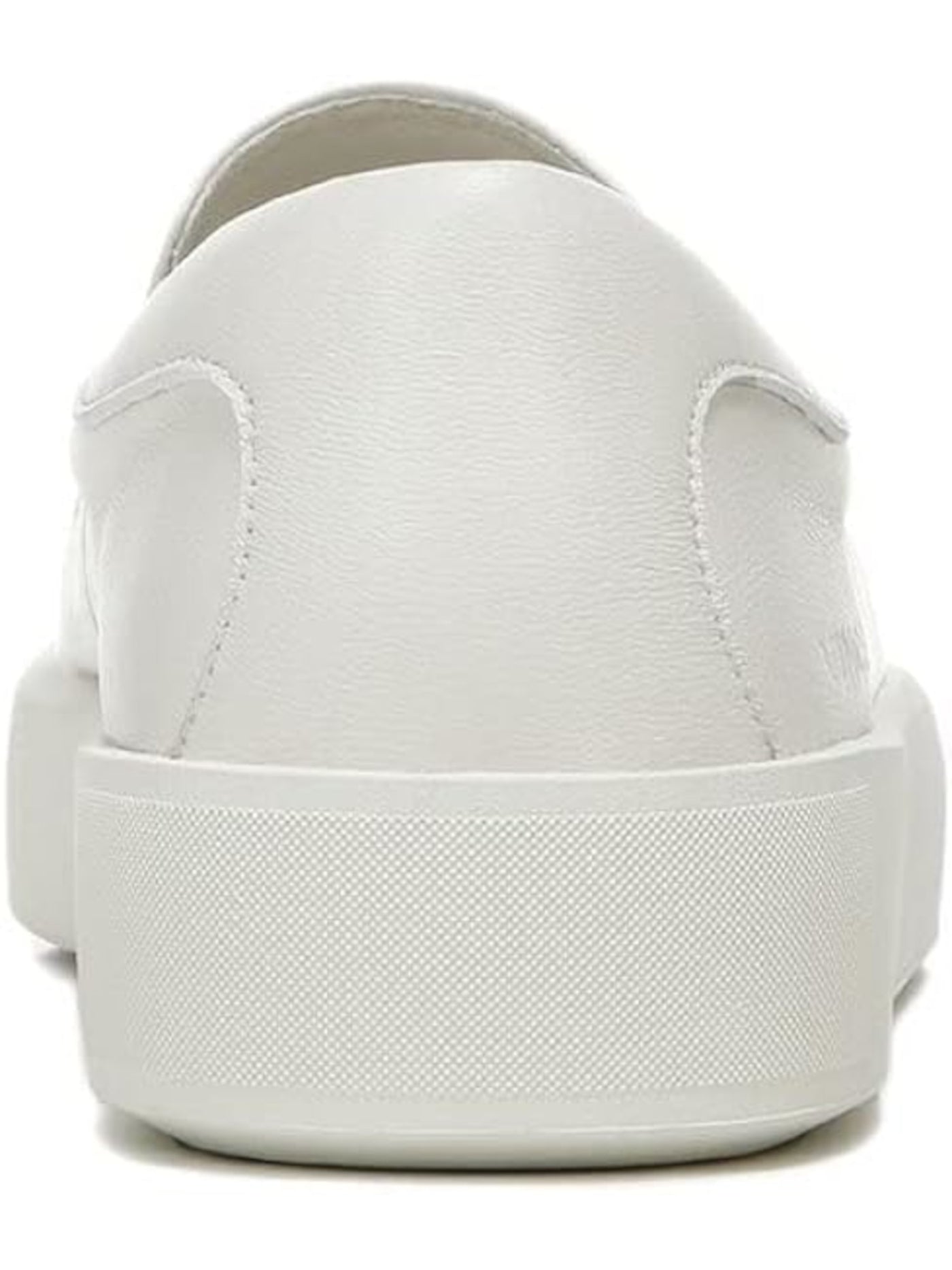 VINCE. Womens White Goring 1" Platform Removable Insole Cushioned Ginelle Round Toe Wedge Slip On Leather Sneakers Shoes 7 M