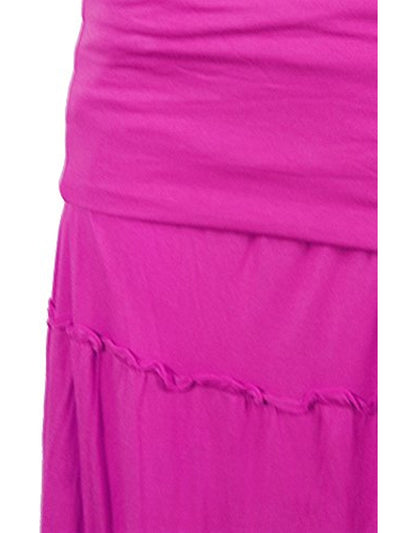 INC Womens Pink Convertible Sleeveless Strapless Midi Fit + Flare Dress Size: XL