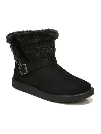 LIFE STRIDE Womens Black Cushioned Slip Resistant Flurry Round Toe Platform Snow Boots 11