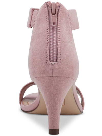 STYLE & COMPANY Womens Pink Ankle Strap Padded Paycee Open Toe Stiletto Zip-Up Dress Heeled Sandal 10 M