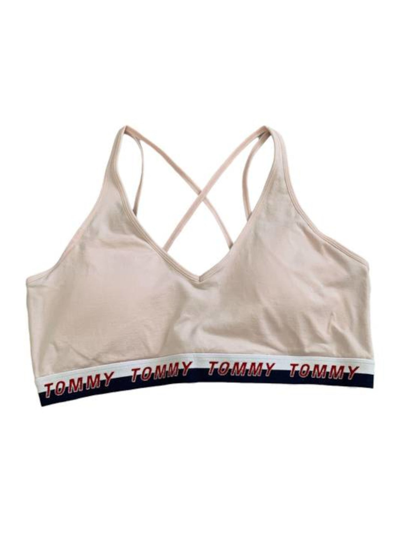 TOMMY HILFIGER SPORT Intimates Pink Low Impact Seamless Removable Cups Sports Bra XS