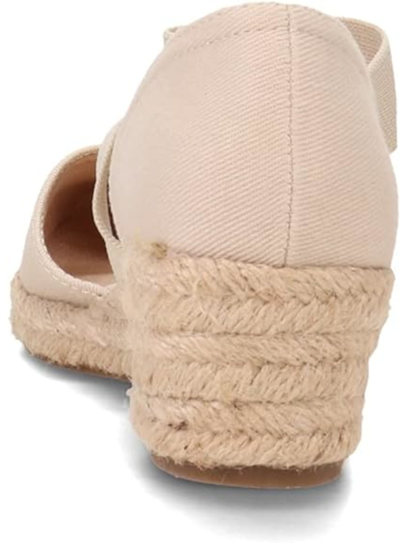 LIFE STRIDE VELOCITY Womens Beige Non-Slip Cushioned Kascade Round Toe Wedge Slip On Espadrille Shoes 11 M