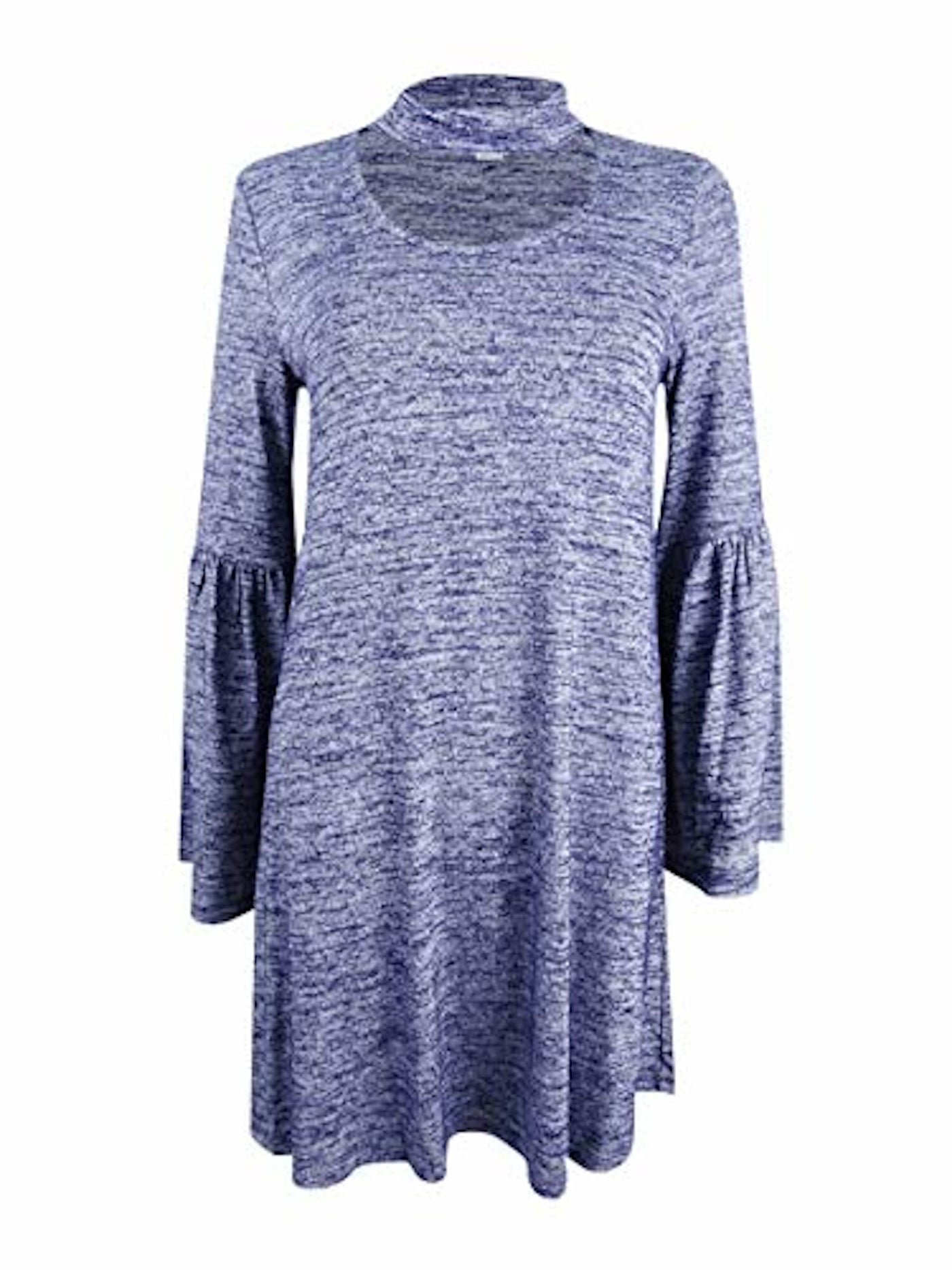 KENSIE Womens Grommet-sleeve Hoodie Kimono Sleeve Crew Neck Wide Leg Sweater