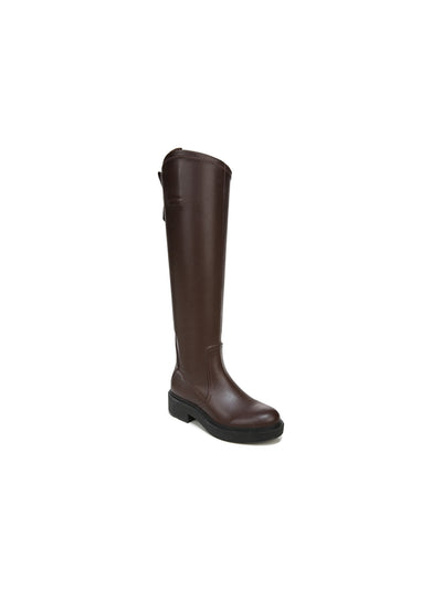 FRANCO SARTO Womens Brown Keaton Round Toe Zip-Up Boots Shoes 10 M