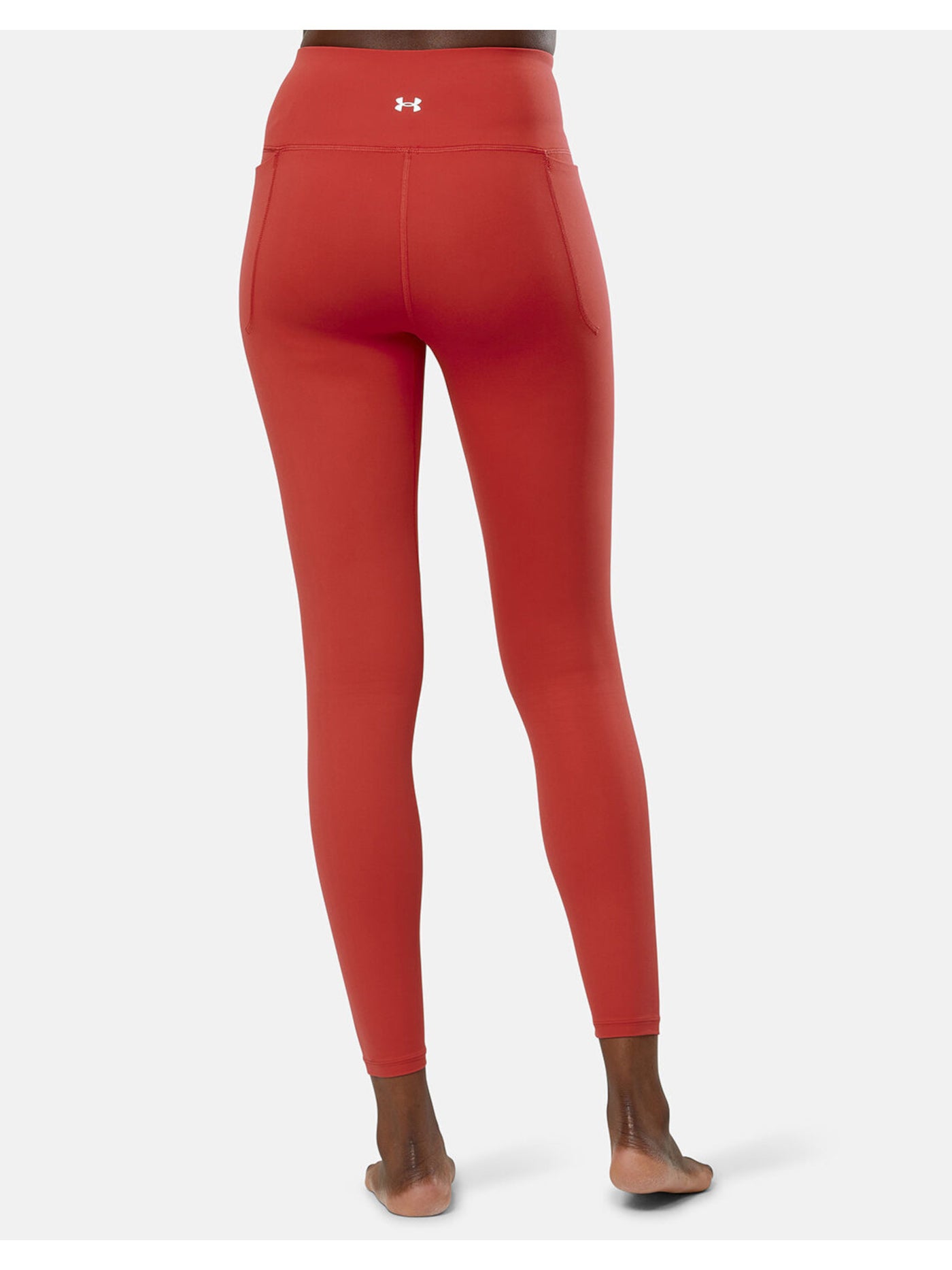 UNDER ARMOUR Womens Coral Moisture Wicking Pocketed Stretch Cropped Active Wear High Waist Leggings XS