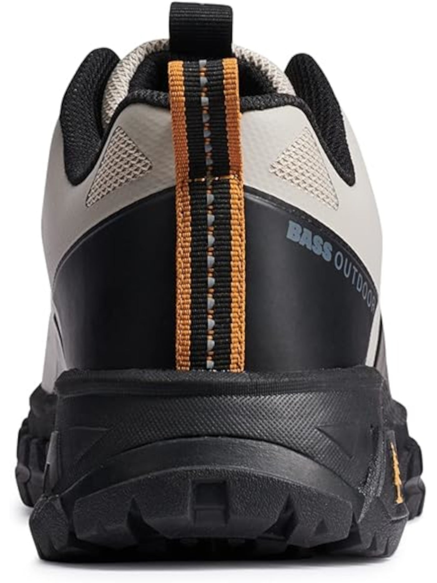 BASS OUTDOOR Mens Gray Mixed Media 1" Platform Slip-Resistant Dual Pull-Tabs Hiker Removable Insole Breathable Peak Seamless Round Toe Wedge Lace-Up Athletic Sneakers Shoes 7.5 M