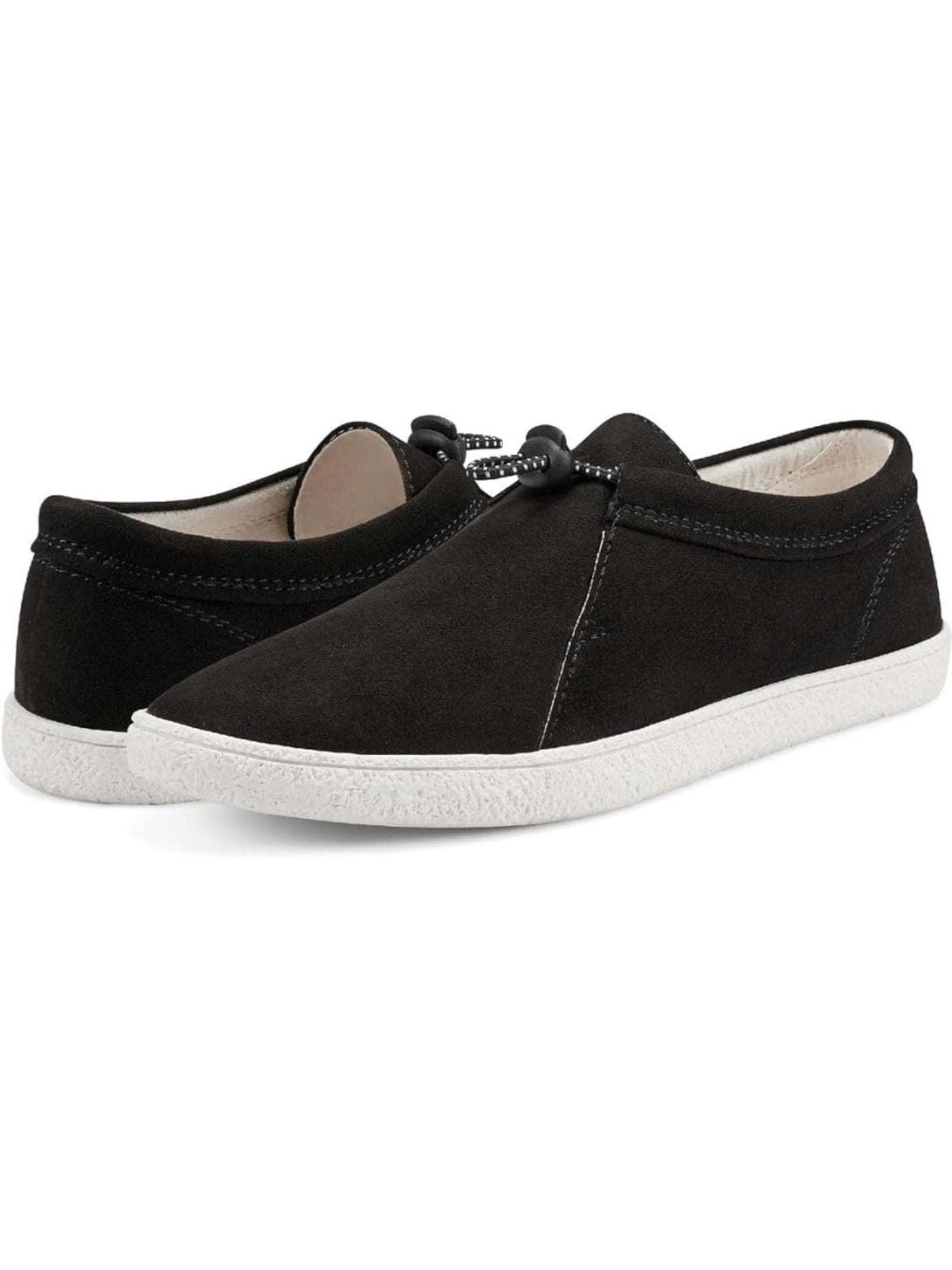 LUCKY BRAND Womens Black Slip On Comfort Cushioned Ebrun Round Toe Sneakers Shoes 8.5 M