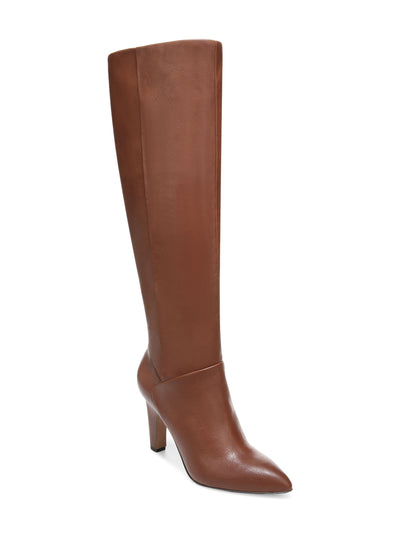 FRANCO SARTO Womens Brown Goring Padded Koko Pointed Toe Stiletto Zip-Up Dress Boots 6.5 M WC