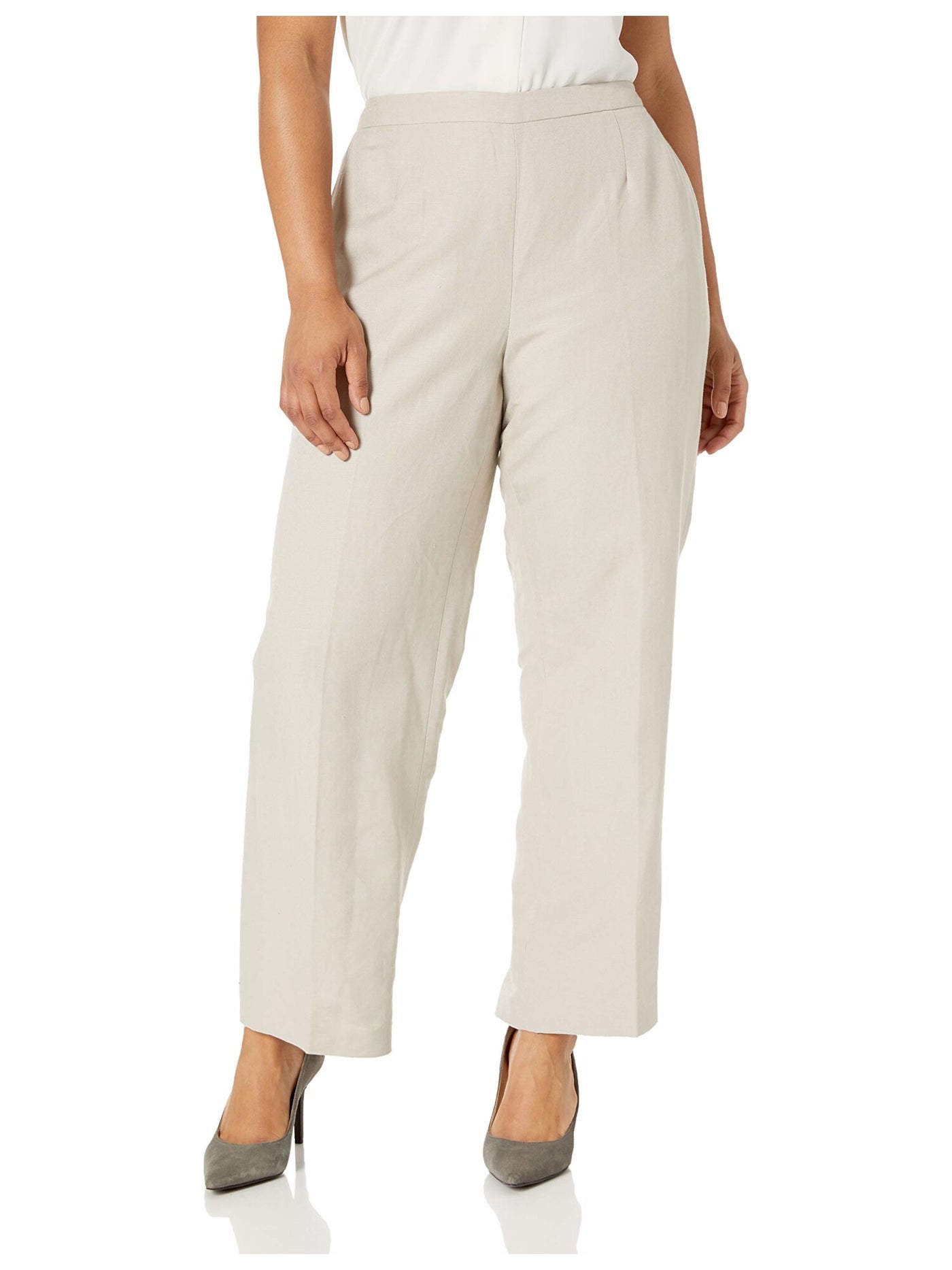 KASPER Womens Beige Wear To Work Pants Petites 8P