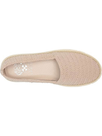 VINCE CAMUTO Womens Beige Removable Insole Woven Relinsta Round Toe Platform Slip On Sneakers Shoes 11 M