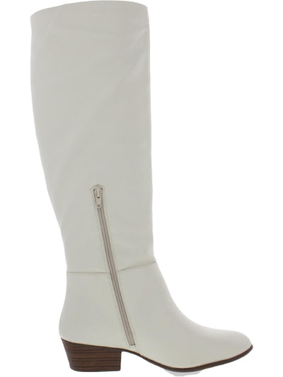 ESPRIT Womens Ivory Zipper Accent Treasure Almond Toe Dress Boots Shoes 6.5