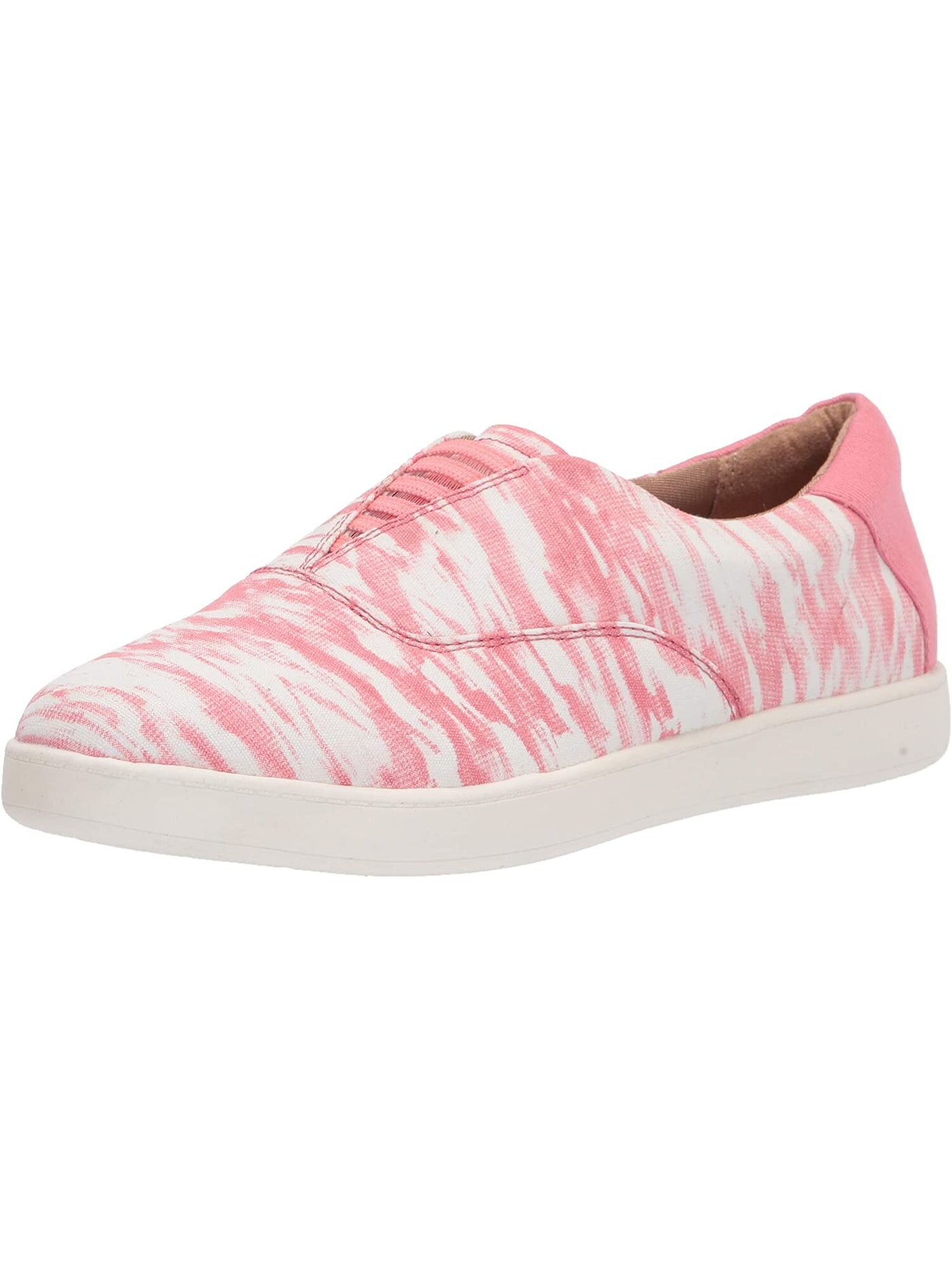 LIFE STRIDE Womens Pink Tie Dye Traction Sole Stretch Comfort Emily Round Toe Platform Slip On Sneakers Shoes 5 M