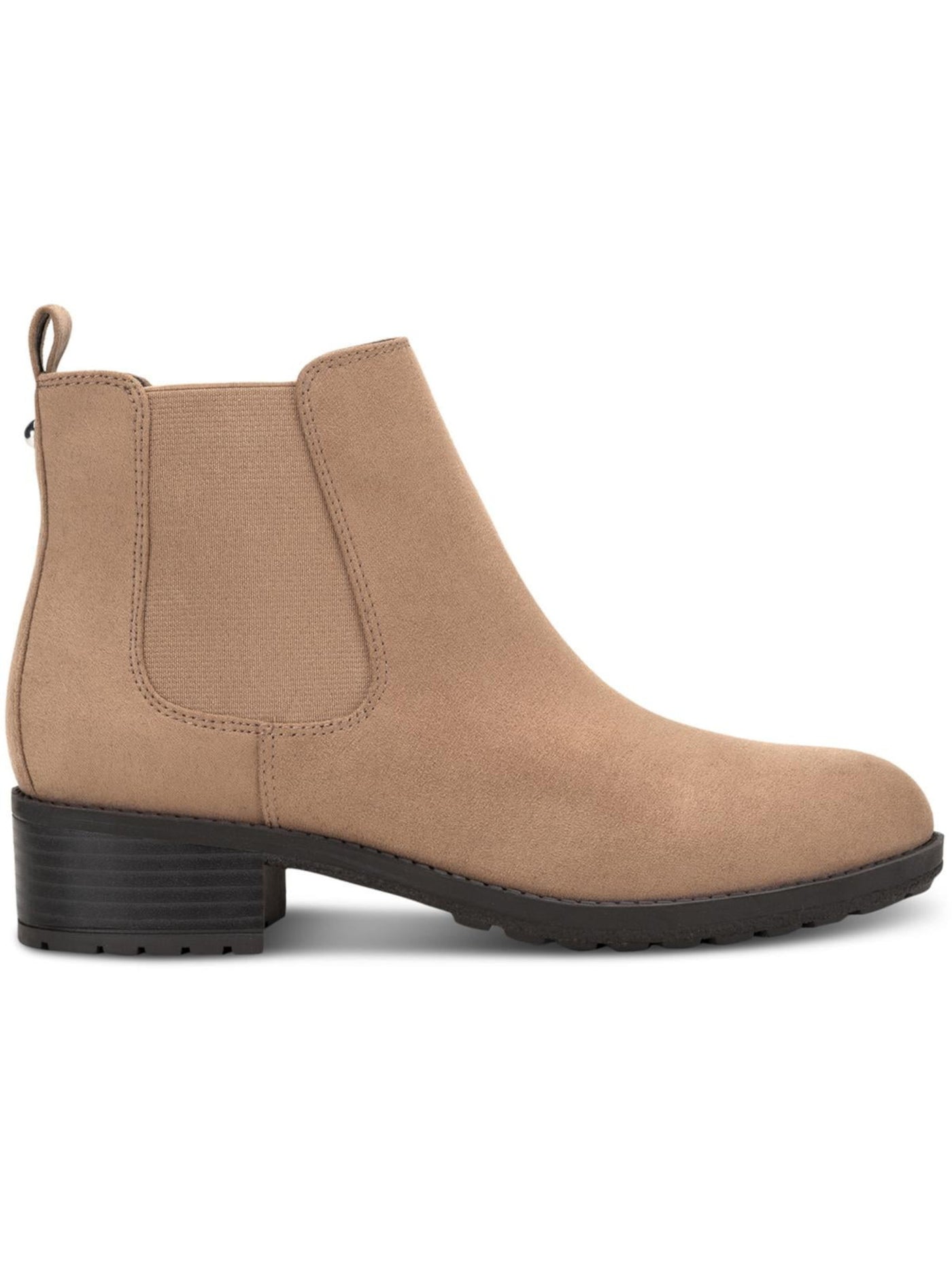 STYLE & COMPANY Womens Brown Pull Tab Goring Cushioned Gladyy Almond Toe Block Heel Zip-Up Booties 10 M