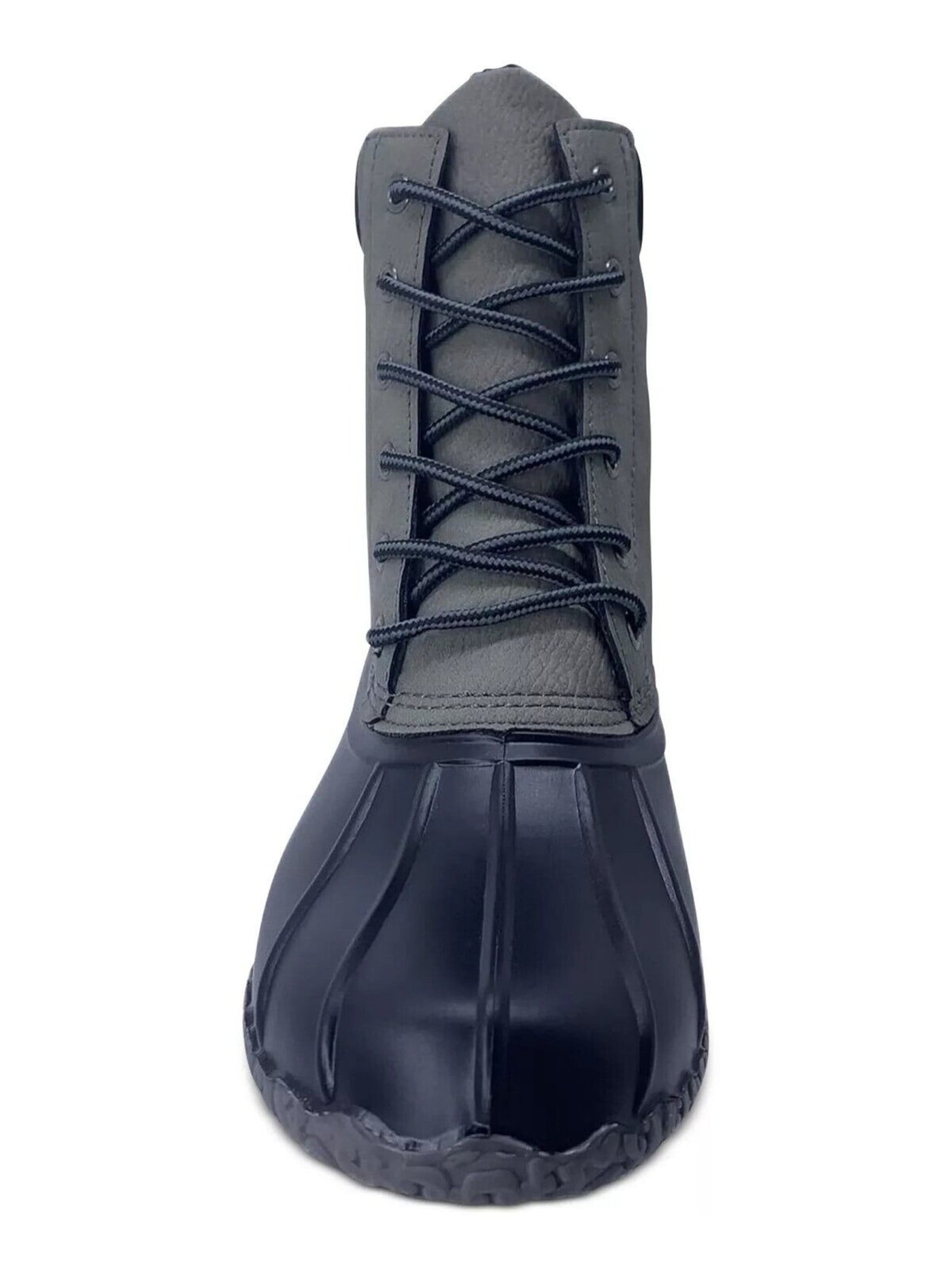 WEATHERPROOF VINTAGE Womens Gray Waterproof Adam Round Toe Lace-Up Duck Boots 13 M