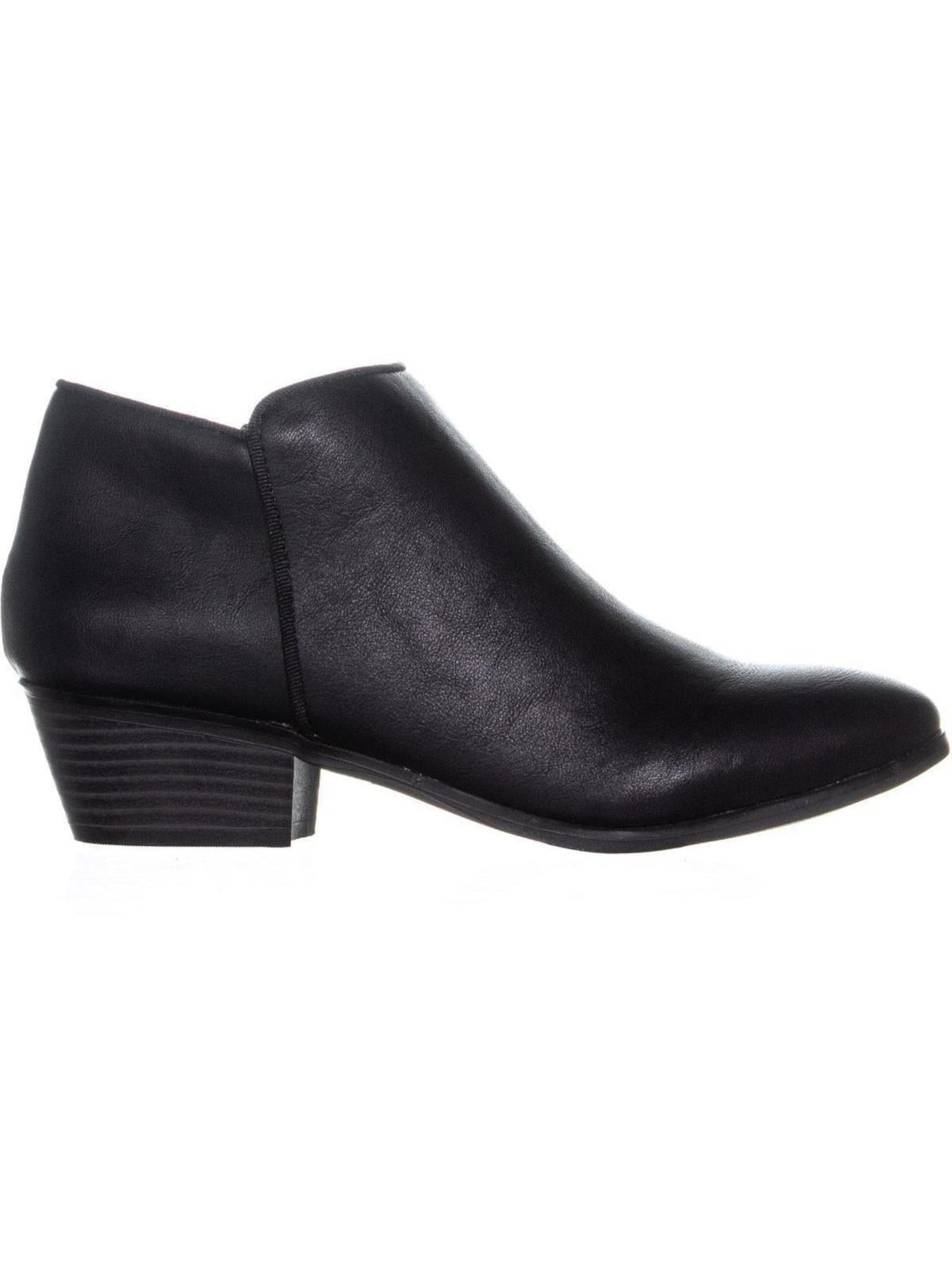 STYLE & COMPANY Womens Black Padded Comfort Wileyy Almond Toe Block Heel Zip-Up Booties 10 M