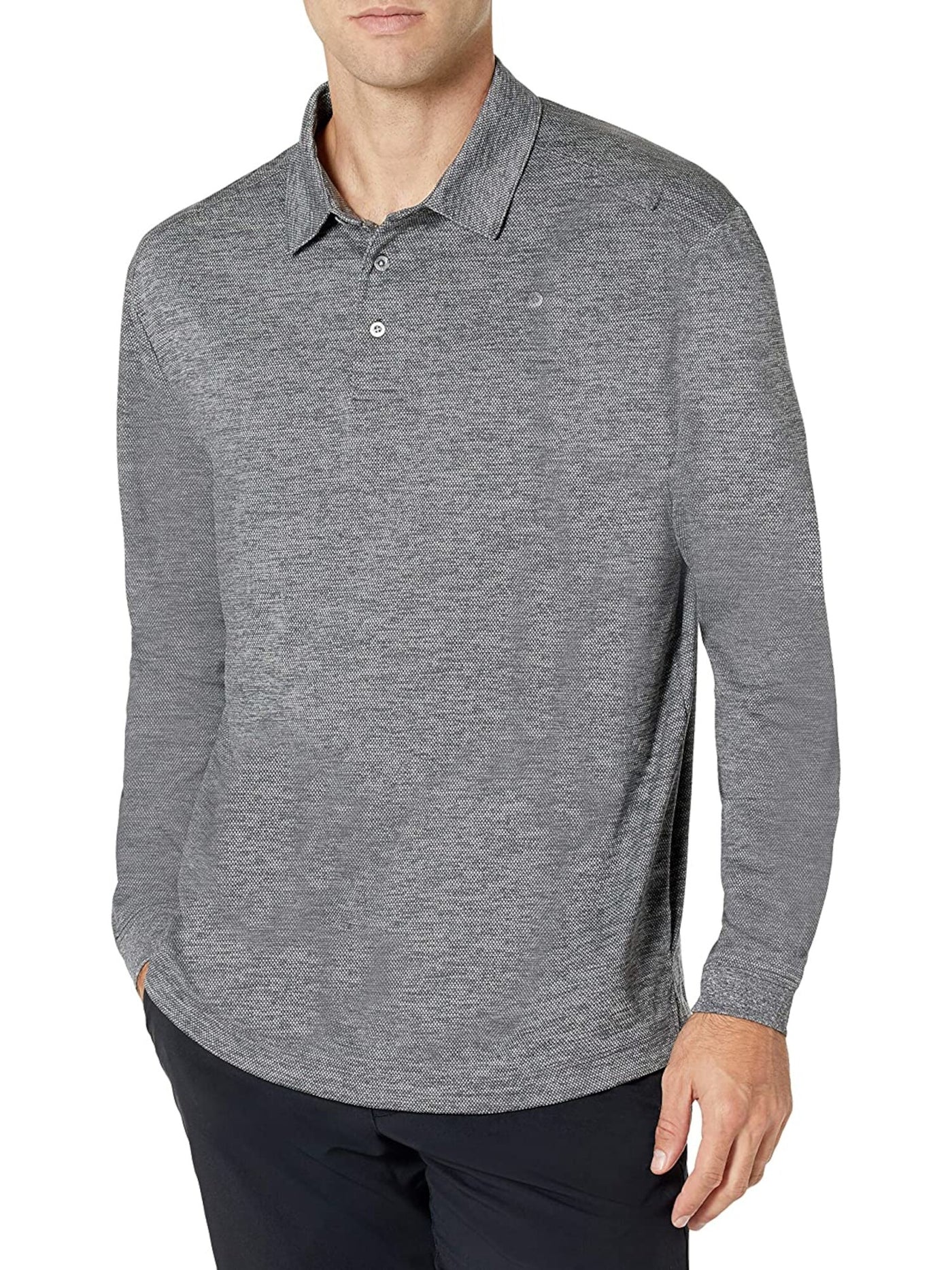 HYBRID APPAREL Mens Gray Classic Fit Polo XXL