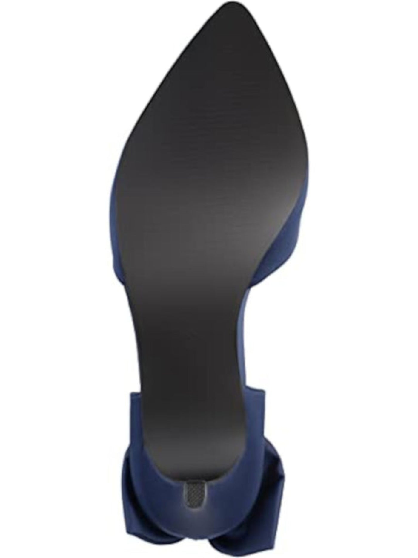 JOURNEE COLLECTION Womens Navy 1/2" Platform Bow Accent Tanzi Pointed Toe Stiletto Slip On Dress Pumps Shoes M