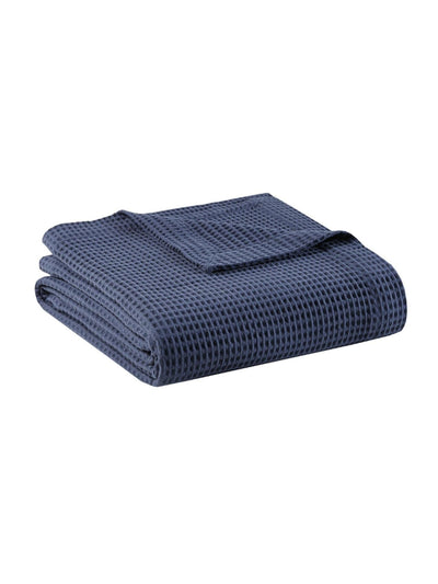 BEAUTYREST Blue Solid Full \ Queen Blanket