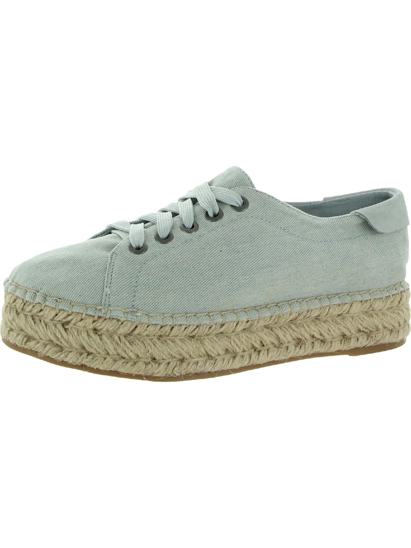 SPLENDID Womens Blue Espadrille Laurel Round Toe Platform Lace-Up Athletic Sneakers 9 M