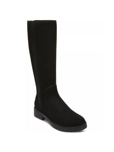 STYLE & COMPANY Womens Black Strap Accent Side Goring Lug Sole Padded Gwynn Round Toe Block Heel Zip-Up Boots Shoes 6 M