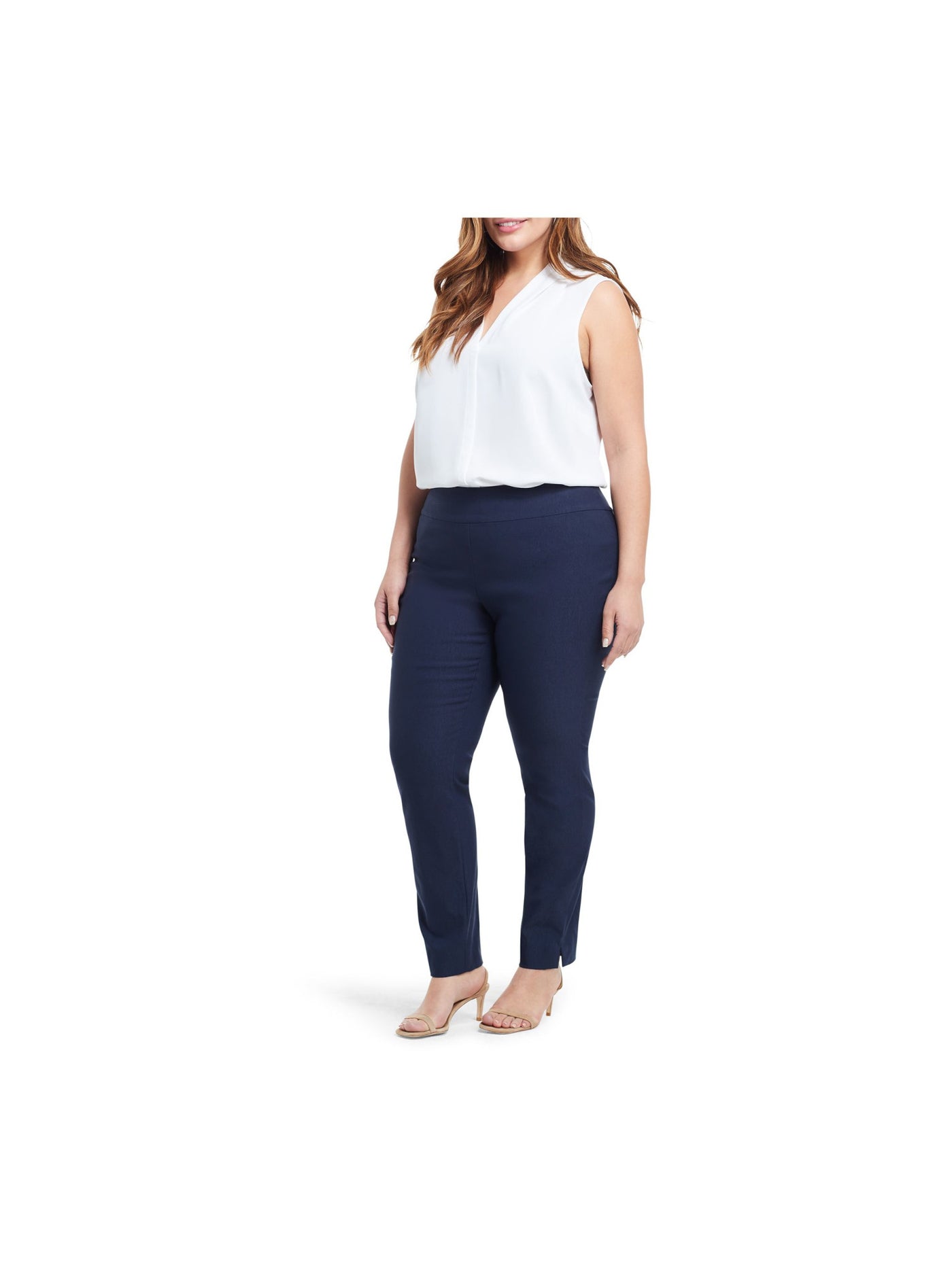 NIC+ZOE Womens Stretch Wear To Work High Waist Pants