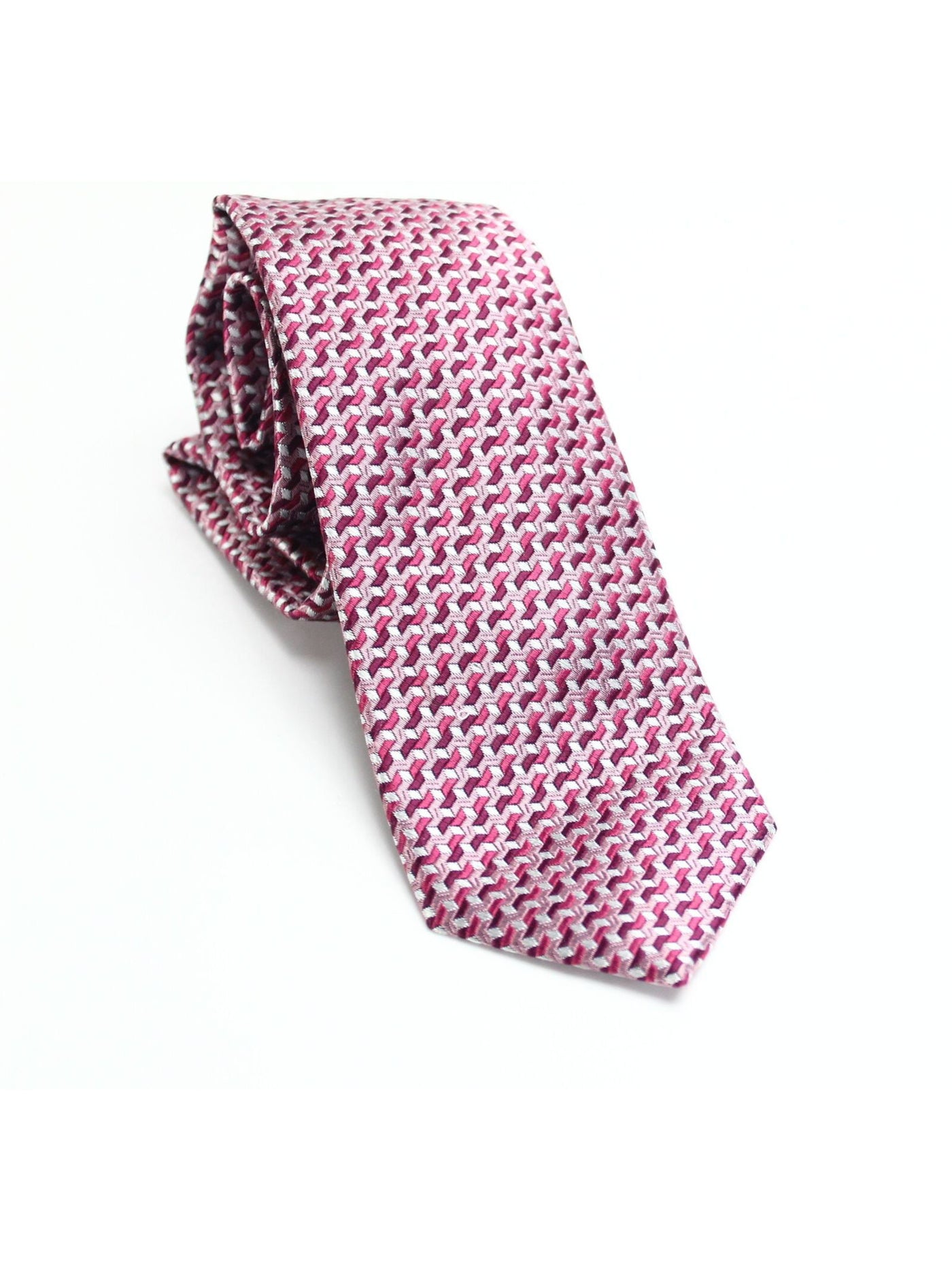 ALFANI Mens Rose Geometric Slim Neck Tie