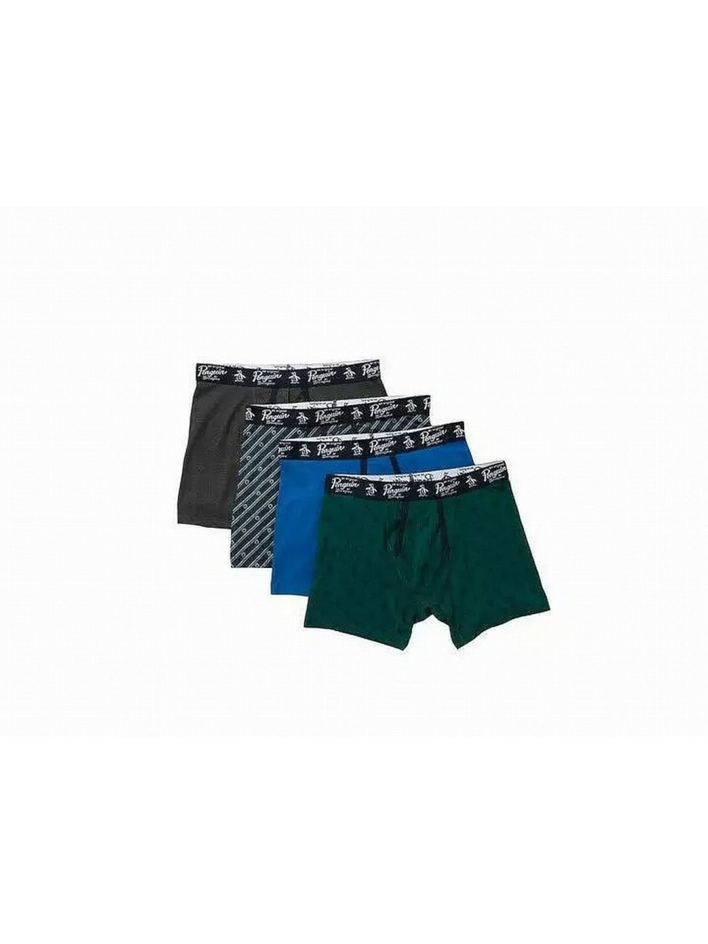 ORIGINAL PENGUIN Intimates 4 Pack Green Boxer Brief Underwear XL