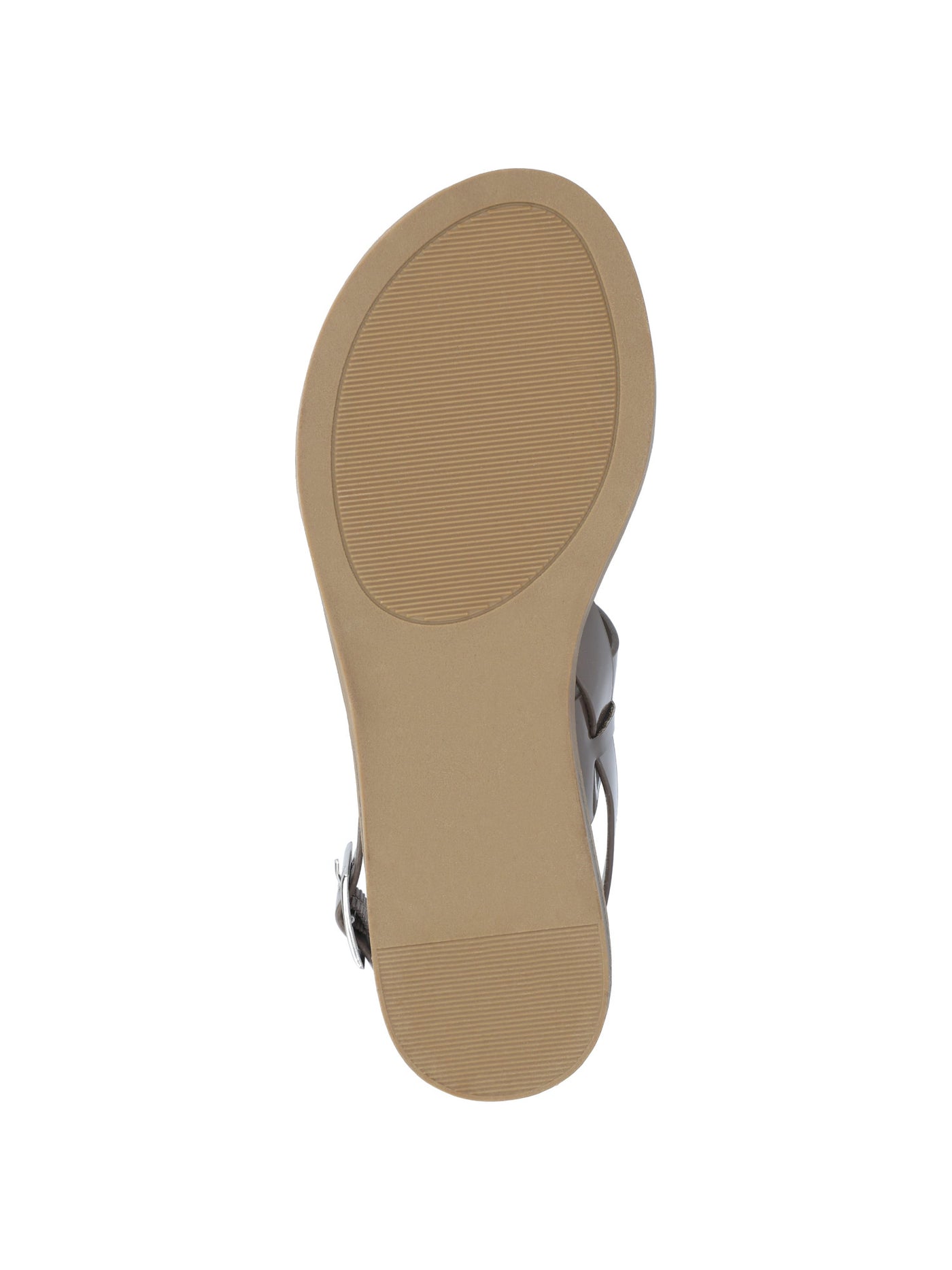 JOURNEE COLLECTION Womens Brown Double Strap Cushioned Adjustable Lavine Round Toe Buckle Slingback Sandal