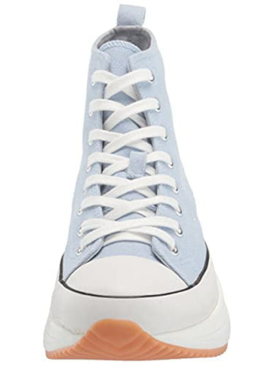 MADDEN GIRL Womens Mint Light Blue Pull Tab Padded Winnona Round Toe Lace-Up Sneakers Shoes 8