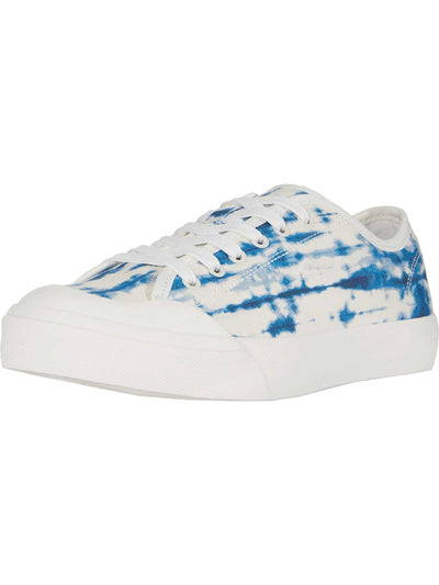 DOLCE VITA Womens Blue Tie-Dye Removable Insole Cushioned Bryton Round Toe Platform Lace-Up Sneakers Shoes 6.5