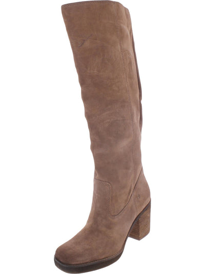 ZODIAC Womens Brown Arch Support Cushioned Padma Square Toe Block Heel Heeled Boots 8.5 M